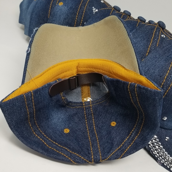 12 Denim Jean\'s Crystals style Ladies hats main image 12